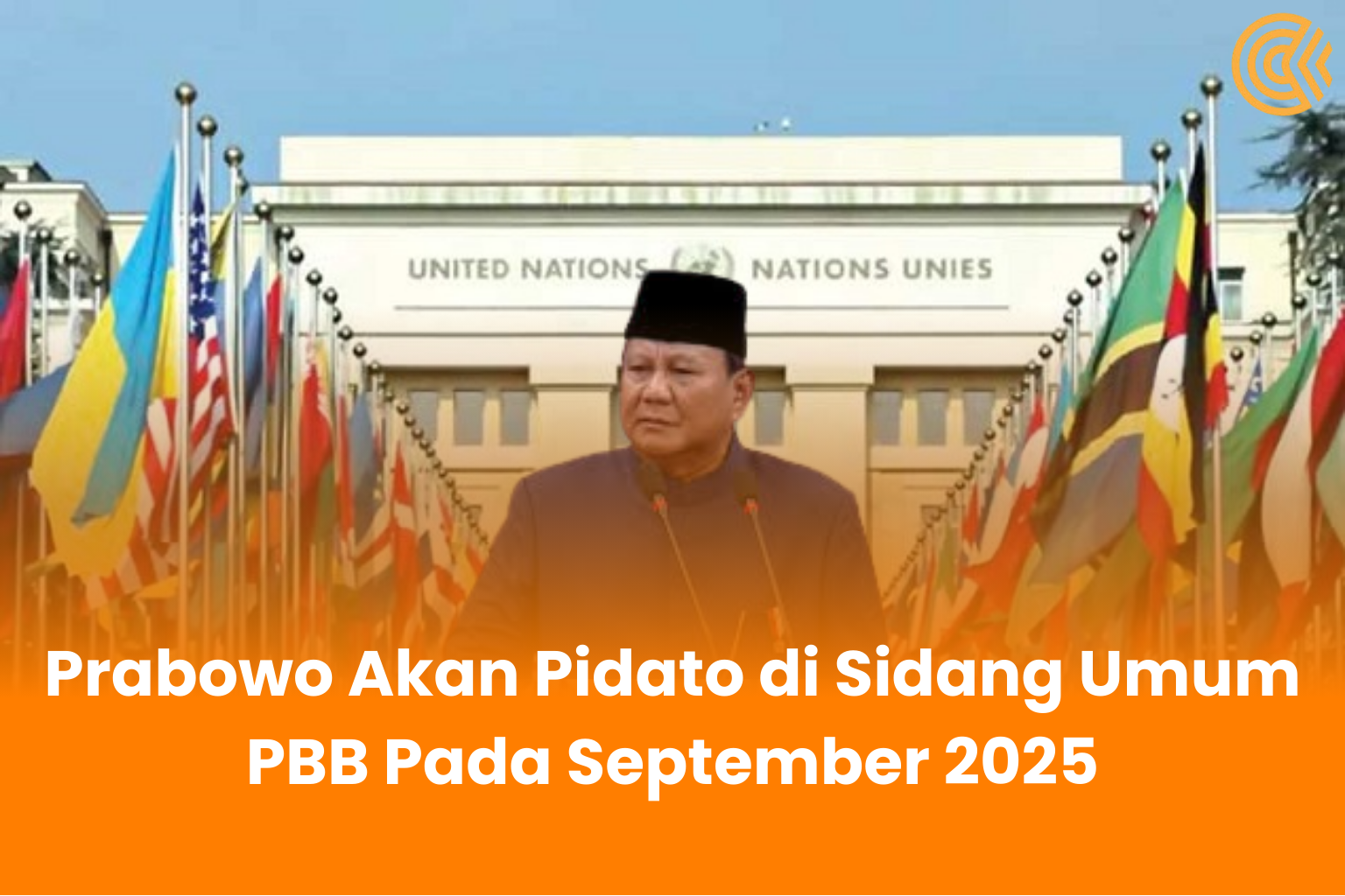 Prabowo Berpidato di Sidang Umum PBB